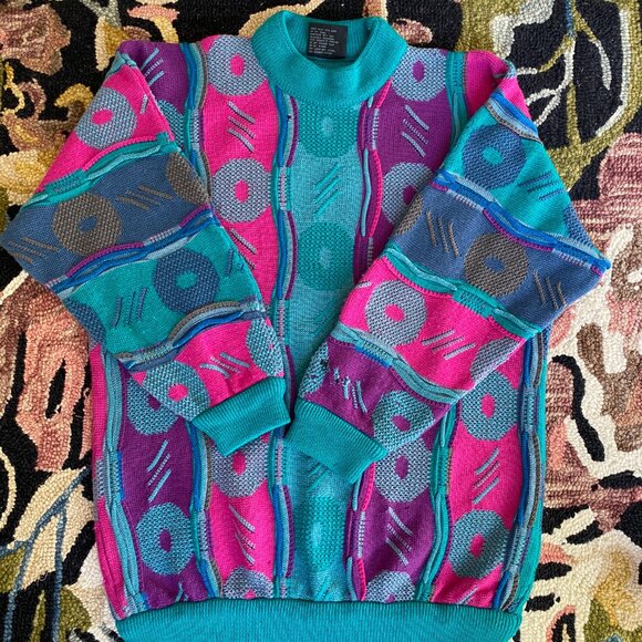 Vintage Wool Sweater Lot Bundle (3) - COOGI, Nils, Obermeyer Sport - Picture 3 of 16